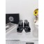 Versace Heel 10.5cm Twisted pleated leather Mules Black 2022
