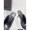 Versace Heel 10.5cm Twisted pleated leather Mules Black 2022