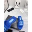 Chanel CC Logo Fabric Platform Mules Slide Sandals Blue 2022