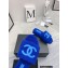 Chanel CC Logo Towel Platform Mules Slide Sandals Blue 2022