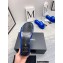 Chanel CC Logo Towel Platform Mules Slide Sandals Blue 2022