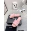 Chanel CC Logo Towel Platform Mules Slide Sandals Pink 2022