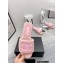 Chanel CC Logo Towel Platform Mules Slide Sandals Pink 2022