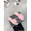 Chanel CC Logo Towel Platform Mules Slide Sandals Pink 2022