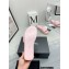 Chanel CC Logo Towel Platform Mules Slide Sandals Pink 2022