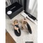 Chanel Camellia Thong Sandals G39165 Black/Beige 2022