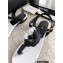 Chanel Camellia Thong Sandals G39165 Black/White 2022