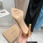 Gianvito Rossi Heel 10.5cm Plexi TPU PVC SIGMA Mules Bronze 2022