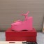 Valentino Heel 13cm Platform 5cm VLOGO Wedge Sandals Pink 2022
