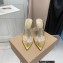 Gianvito Rossi Heel 10.5cm Plexi TPU PVC SIGMA Mules Gold 2022