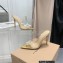 Gianvito Rossi Heel 10.5cm Plexi TPU PVC SIGMA Mules Gold 2022