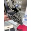 Valentino Heel 7.5cm Crystal VLogo Signature rhinestone slingback pumps Black 2022