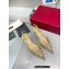 Valentino Heel 4.5cm Crystal VLogo Signature rhinestone slingback pumps Gold 2022