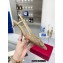 Valentino Heel 4.5cm Crystal VLogo Signature rhinestone slingback pumps Gold 2022