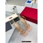 Valentino Patent VLogo Heeled Sandals Nude 2022