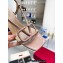 Valentino Patent VLogo Heeled Sandals Nude 2022