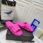 Valentino Roman Stud Turtle Slide Sandal in rubber Pink 2022