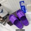 Valentino Roman Stud Turtle Slide Sandal in rubber Purple 2022