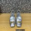 Valentino Heel 5cm VLogo Chain Slingback Pumps Silver 2022