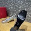 Valentino Heel 5cm VLogo Chain Slingback Pumps Silver 2022