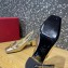 Valentino Heel 5cm VLogo Chain Slingback Pumps Light Gold 2022