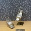 Valentino Heel 5cm VLogo Chain Slingback Pumps Light Gold 2022