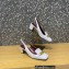 Valentino Heel 5cm VLogo Chain Slingback Pumps White 2022
