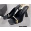 Versace Heel 10.5cm Medusa Crystal Mid-Heel Mules Black 2022