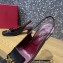 Valentino Heel 5cm VLogo Chain Slingback Pumps Black 2022