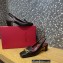 Valentino Heel 5cm VLogo Chain Slingback Pumps Black 2022