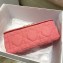 Dior Medium Caro Bag in Macrocannage Denim Bright Pink 2022