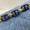 Dior Medium Caro Bag in Macrocannage Denim Blue 2022