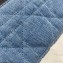 Dior Medium Caro Bag in Macrocannage Denim Blue 2022