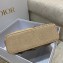 Dior Small Catherine Tote Bag in Beige Jute Canvas Embroidered with Dior Union Motif 2022