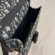 Dior Gallop Messenger Bag in Oblique Jacquard and Black Grained Calfskin 2022