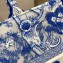 Dior Medium Book Tote Bag in Toile de Jouy Transparent Canvas Fluorescent Blue 2022