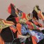 Hermes suede goatskin Eole 35 Sandals Black with removable silk twillon 2022