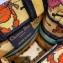 Dior Mini Book Tote Phone Bag in Multicolor Pixel Zodiac Embroidery Yellow 2022