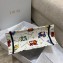 Dior Small Book Tote Bag in Multicolor Pixel Zodiac Embroidery Latte 2022