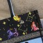 Dior Medium Book Tote Bag in Multicolor Pixel Zodiac Embroidery Black 2022