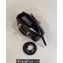 Fendi By The Way Mini Boston Bag Black with rigid plexiglass handles 2022