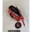Fendi By The Way Mini Boston Bag Red with rigid plexiglass handles 2022