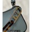 Fendi O’Lock Swing Leather Pouch Bag Mint Green 2022