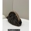 Fendi Brown FF fabric Shell Pochette Bag 2022