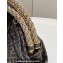 Fendi Brown FF fabric Shell Pochette Bag 2022