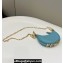 Fendi leather Nano Fendigraphy Hobo Bag Charm Mint Green 2022