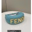 Fendi leather Fendigraphy Small Hobo Bag Mint Green 2022
