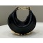 Fendi leather Nano Fendigraphy Hobo Bag Charm crocodile Print Black 2022