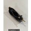 Fendi leather Nano Fendigraphy Hobo Bag Charm crocodile Print Black 2022