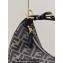 Fendi Brown FF fabric Fendigraphy Medium Hobo Bag Black 2022